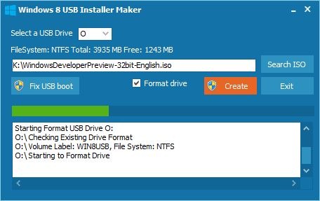 microsoft windows 8 usb installer maker